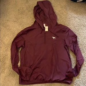 PINK VS Maroon windbreaker